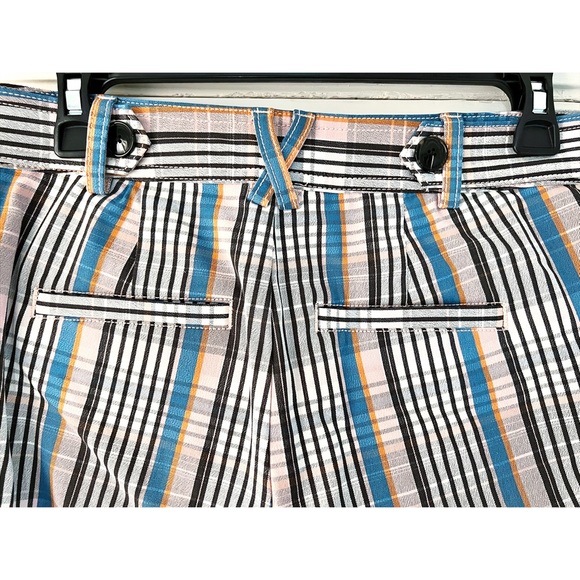 Anthropologie Maeve Jacquie Slim Trouser {Blue Motif} pants sz. 4. Nwot - Picture 7 of 15